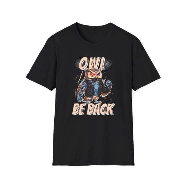 Owl be back terminator boxing t-shirt in black