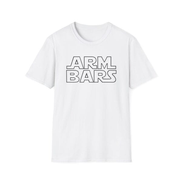 Arm Bars tee in white