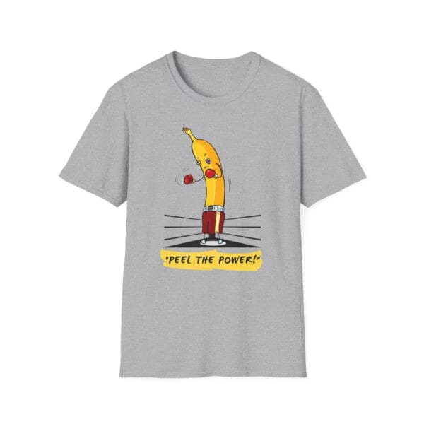 Peel the Power tee in gray
