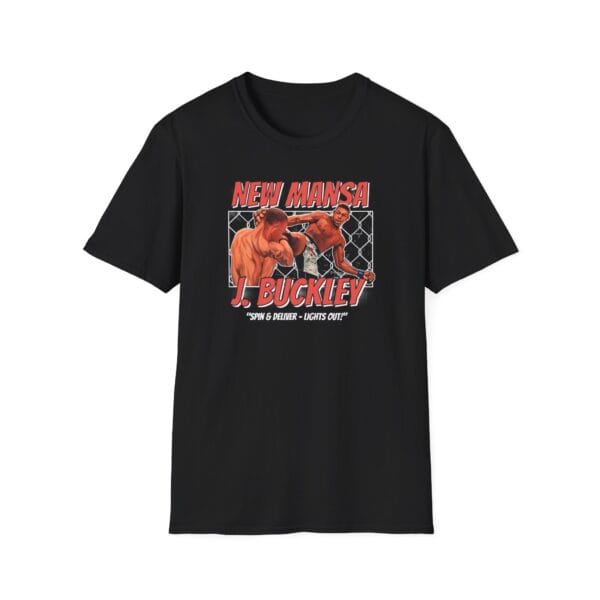 Spin and Deliver tee in black