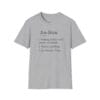 Folding Clothes tee in gray